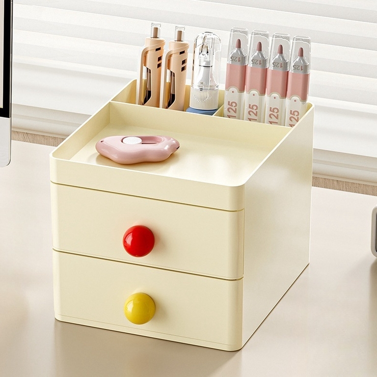 卓上収納ボックス デスクオーガナイザー 収納ケース | PlusNao | 詳細画像2 