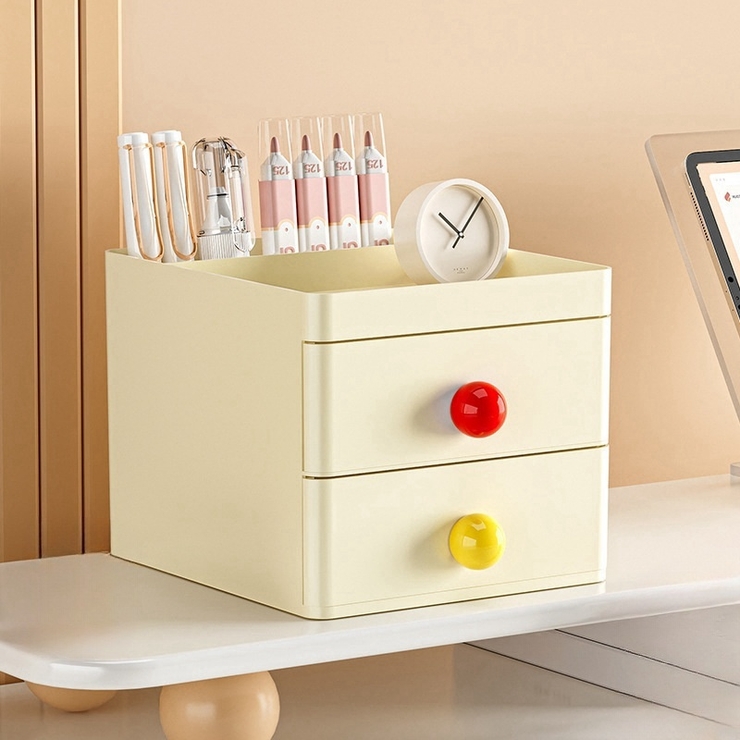 卓上収納ボックス デスクオーガナイザー 収納ケース | PlusNao | 詳細画像3 