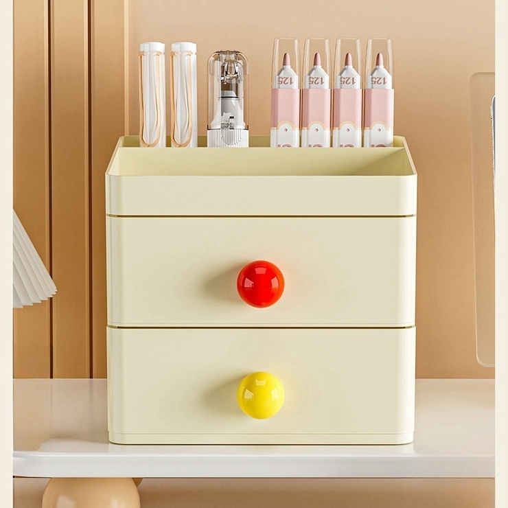 卓上収納ボックス デスクオーガナイザー 収納ケース | PlusNao | 詳細画像4 