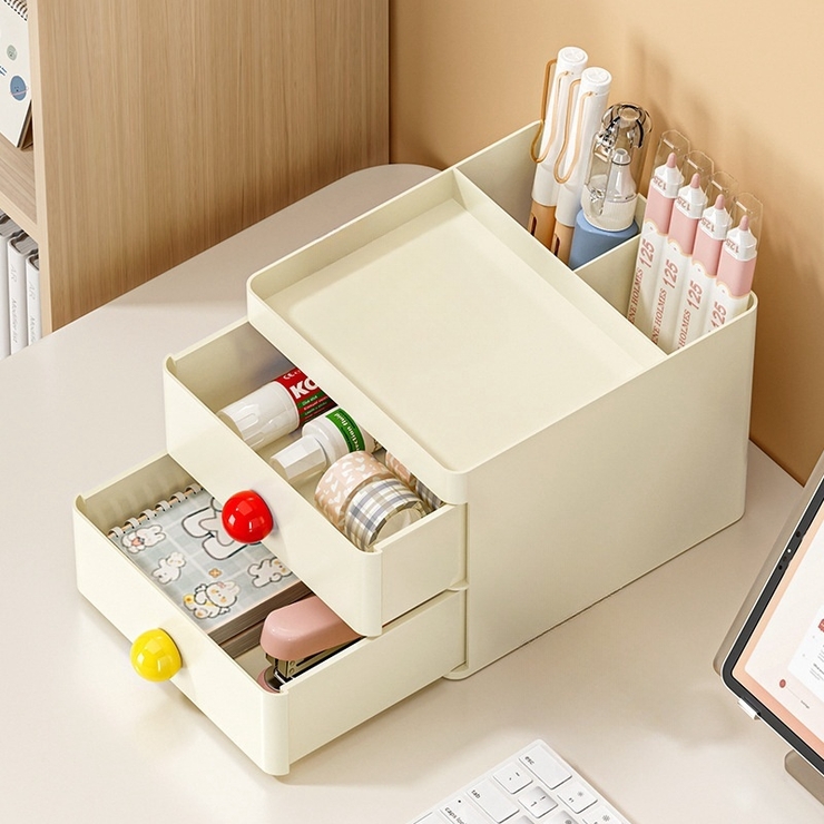 卓上収納ボックス デスクオーガナイザー 収納ケース | PlusNao | 詳細画像5 