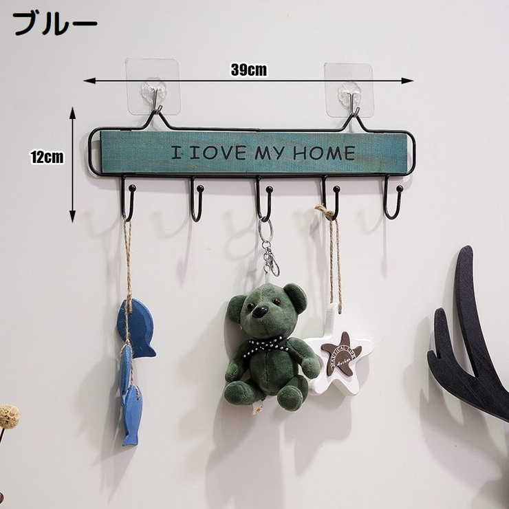 ウォールフック 5連 壁掛け | PlusNao | 詳細画像3 