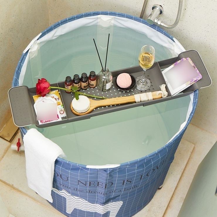 バスタブトレー バスタブラック お風呂テーブル | PlusNao | 詳細画像3 