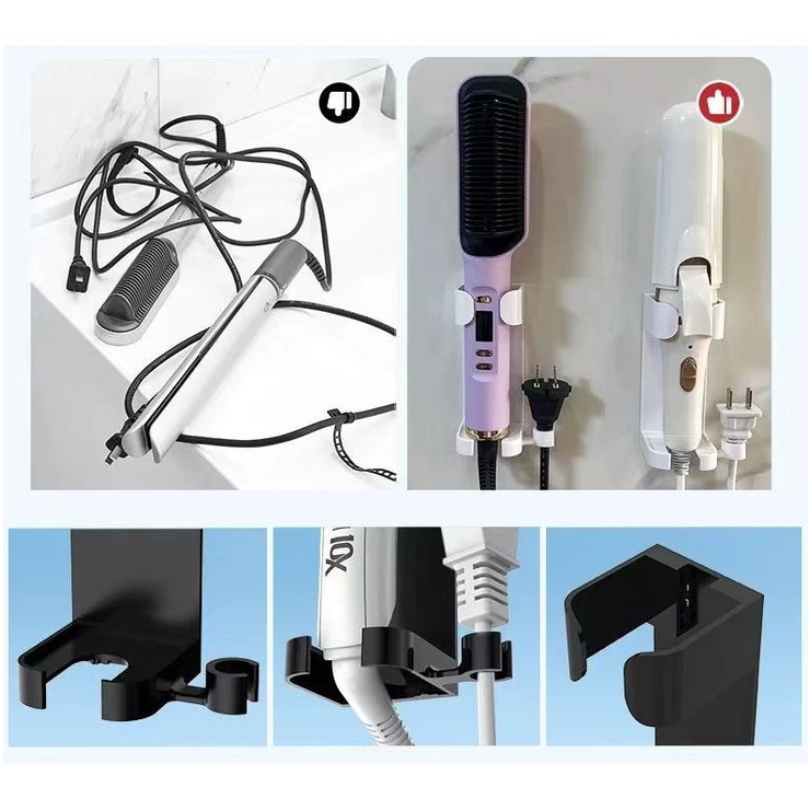 ドライヤーホルダー ヘアアイロンホルダー 壁掛け | PlusNao | 詳細画像9 
