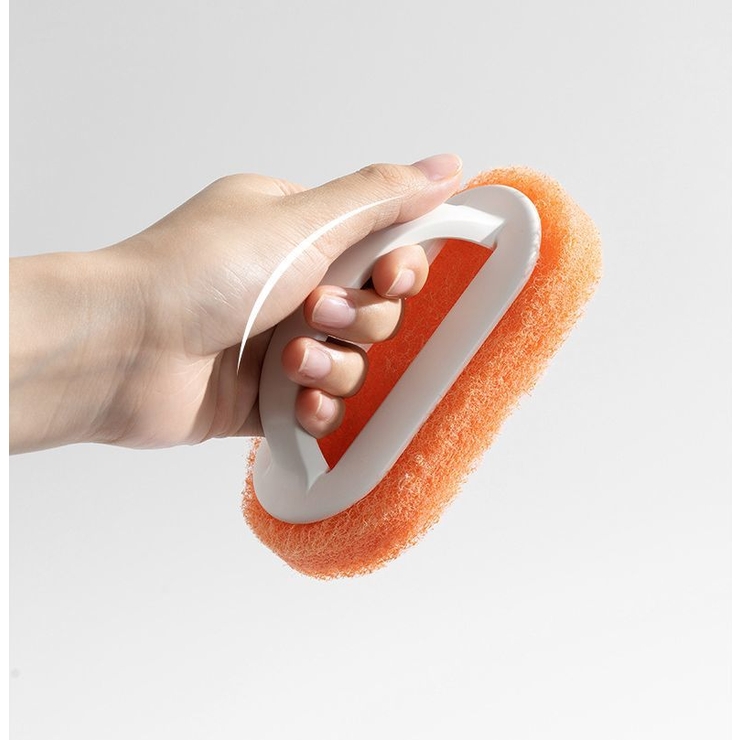 浴室掃除用スポンジ 同色4個セット ハンドル付き | PlusNao | 詳細画像6 