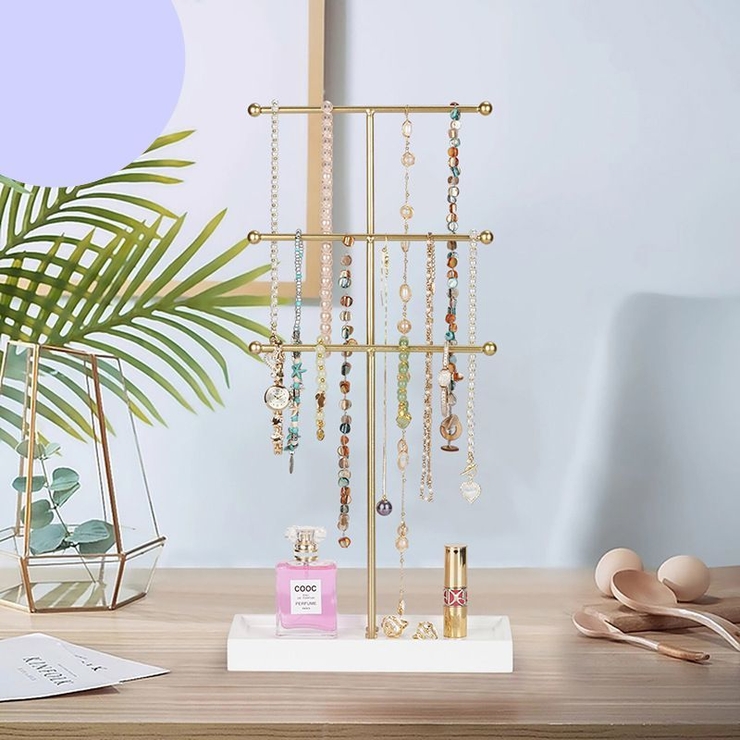 ジュエリースタンド アクセサリーラック アクセサリーハンガー | PlusNao | 詳細画像3 