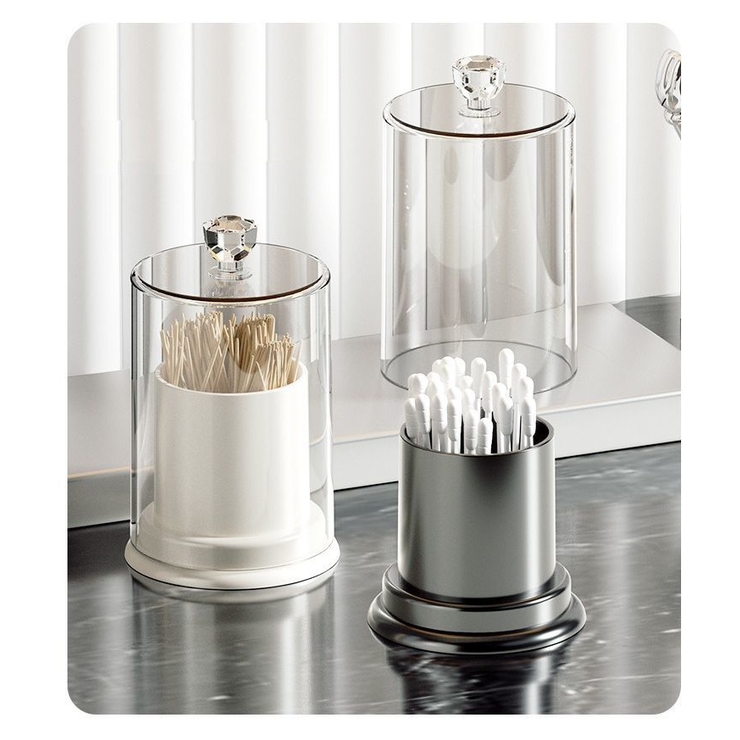 綿棒ケース 爪楊枝ケース 蓋付き | PlusNao | 詳細画像6 