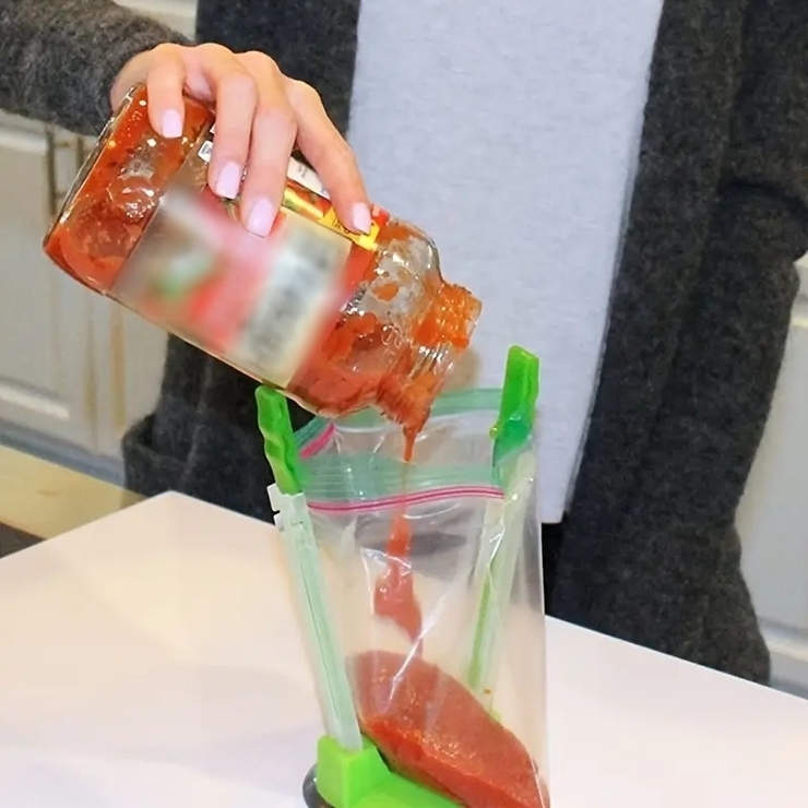 ストックバッグホルダー 食品保存袋ホルダー ポリ袋ホルダー | PlusNao | 詳細画像8 