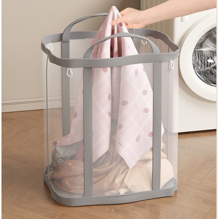 ランドリーバスケット 洗濯かご バッグ型 | PlusNao | 詳細画像2 
