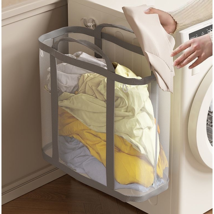 ランドリーバスケット 洗濯かご バッグ型 | PlusNao | 詳細画像4 