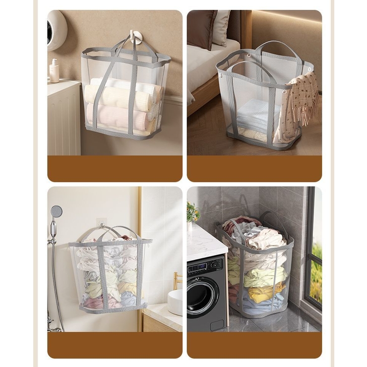 ランドリーバスケット 洗濯かご バッグ型 | PlusNao | 詳細画像9 