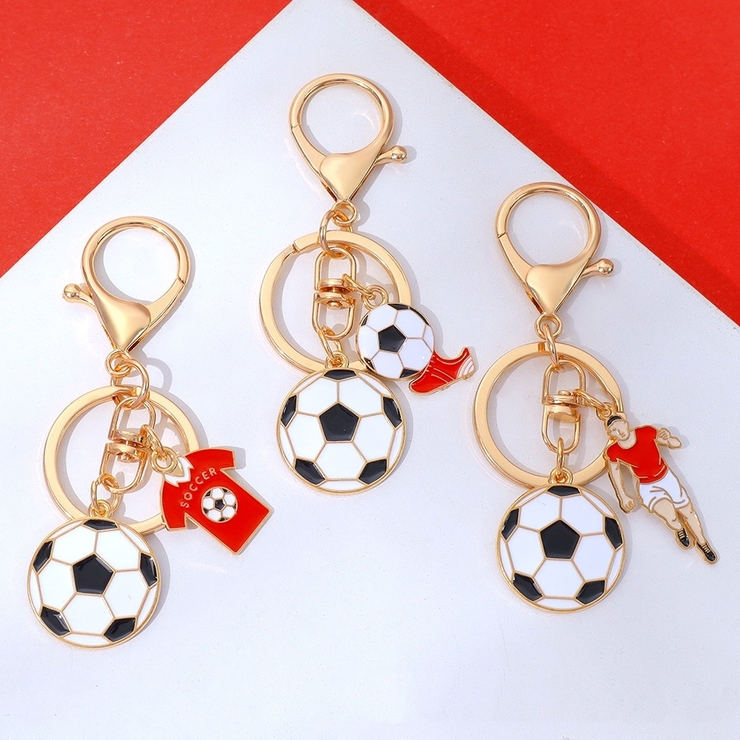 キーホルダー キーリング サッカーボール | PlusNao | 詳細画像2 