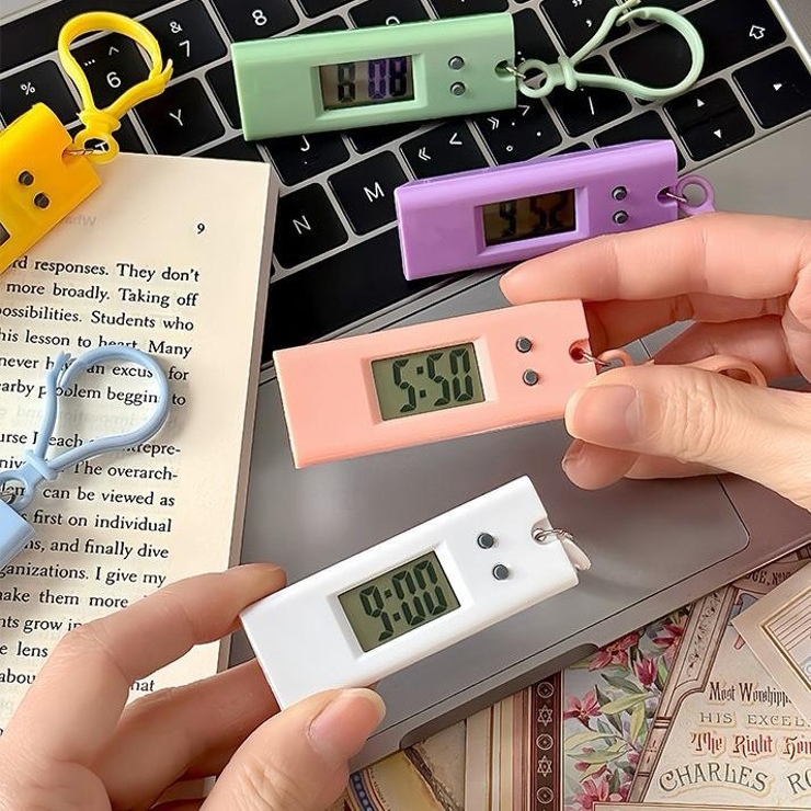 デジタル時計 キーホルダー型 懐中時計 | PlusNao | 詳細画像2 