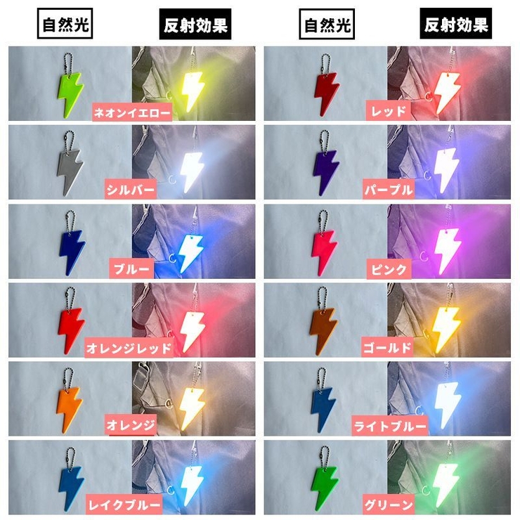 反射キーホルダー リフレクター キーリング | PlusNao | 詳細画像18 