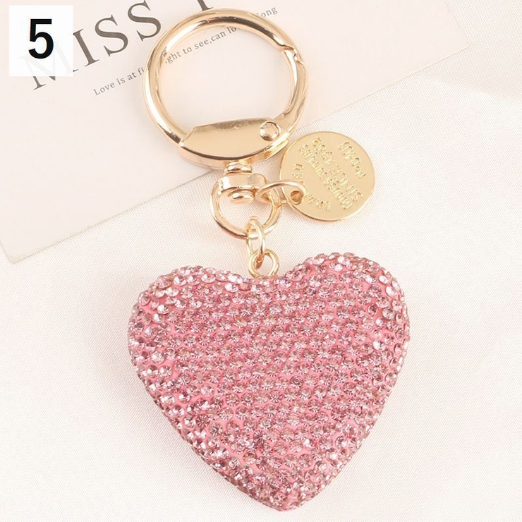 キーホルダー ハートモチーフ キーリング | PlusNao | 詳細画像13 