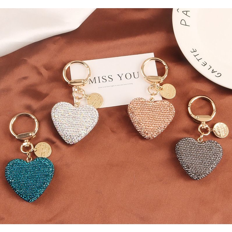 キーホルダー ハートモチーフ キーリング | PlusNao | 詳細画像2 