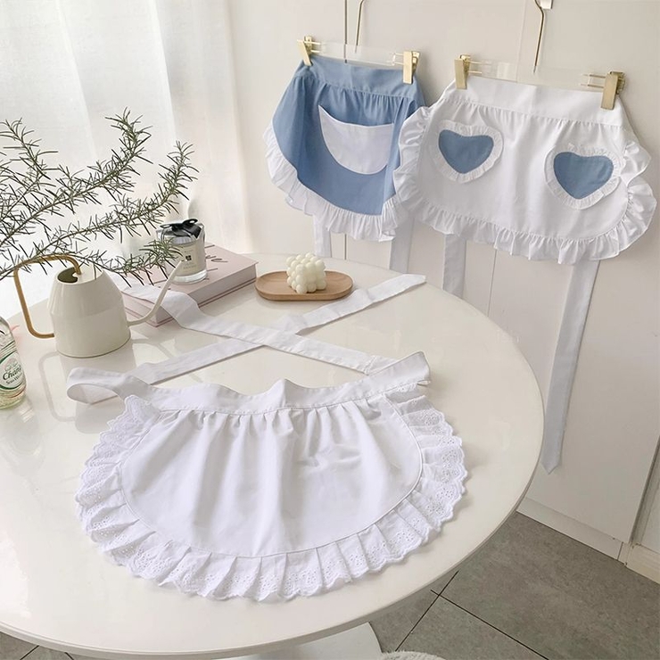 ショートエプロン ハーフエプロン レディース | PlusNao | 詳細画像3 