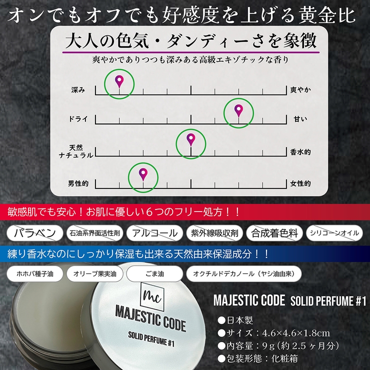 MAJESTIC CODE 練り香水 | PlusNao | 詳細画像6 