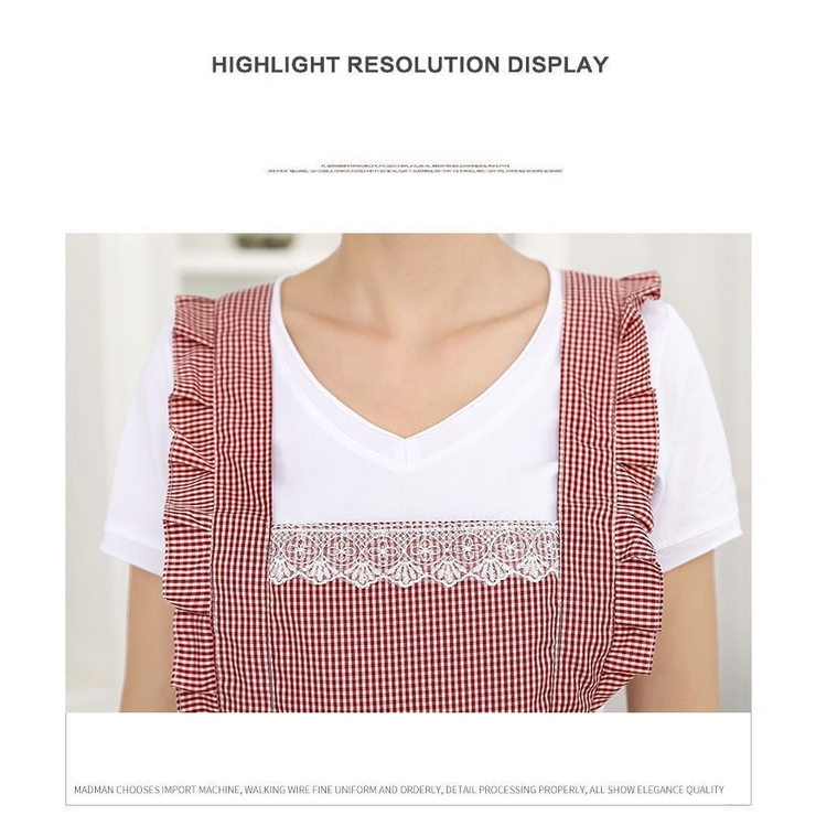 カフェエプロン エプロン ワンピースエプロン | PlusNao | 詳細画像6 