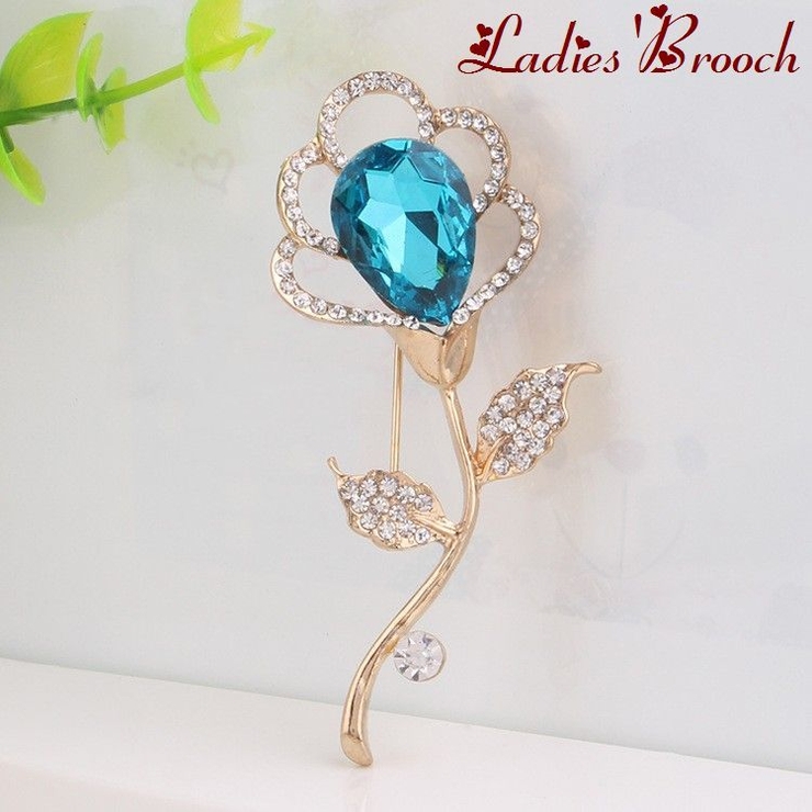 ブローチ ラインストーン ビジュー | PlusNao | 詳細画像1 