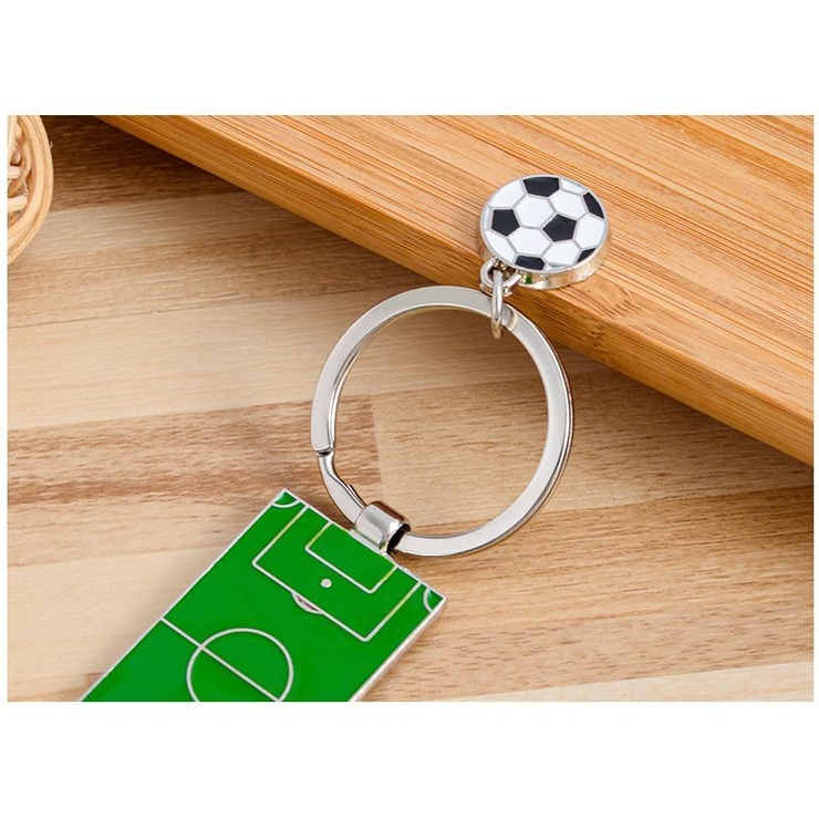キーホルダー サッカーボール フィールド[品番：FQ000184420]｜PlusNao