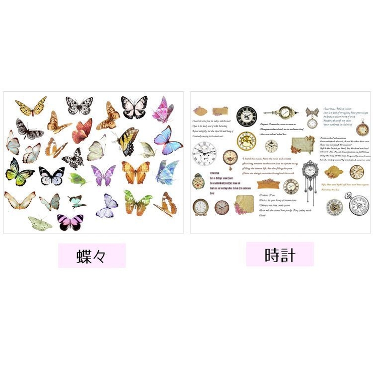 フレークシール ステッカー お花 | PlusNao | 詳細画像9 