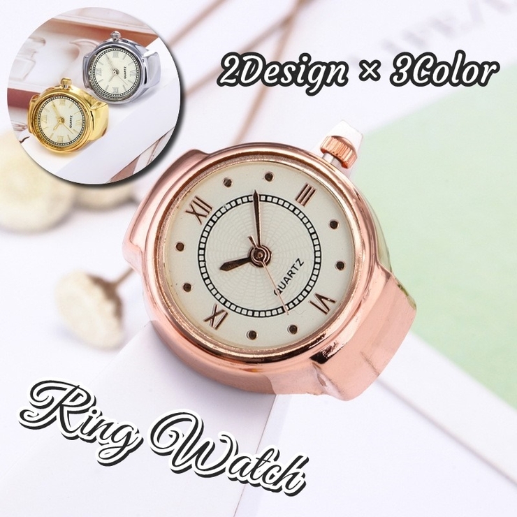 リングウォッチ 指輪時計 指時計 | PlusNao | 詳細画像1 