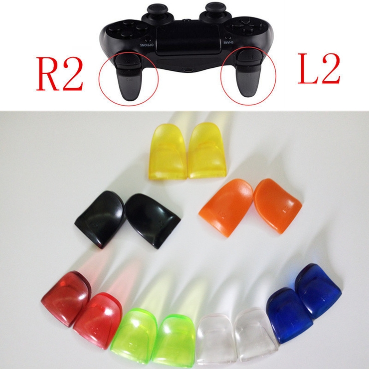 プレイステーション4用コントローラーボタンカバー L2×R2 左右