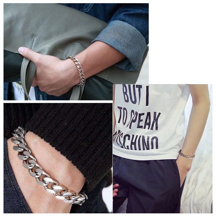 ブレスレット メンズ チェーン風 | PlusNao | 詳細画像7 