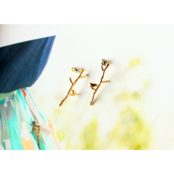 スタッドピアス アクセサリー レディース | PlusNao | 詳細画像4 