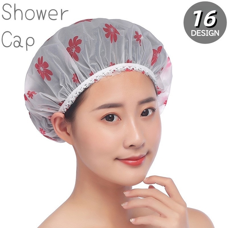シャワーキャップ 2個セット ヘアキャップ | PlusNao | 詳細画像1 