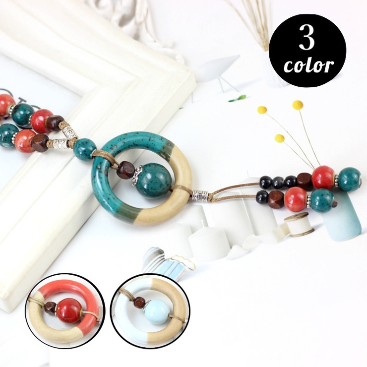 ネックレス 陶器 アクセサリー | PlusNao | 詳細画像1