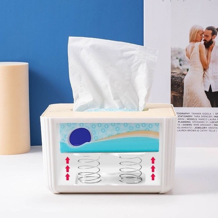 ティッシュケース用スプリング 2個セット ティッシュボックス | PlusNao | 詳細画像6 