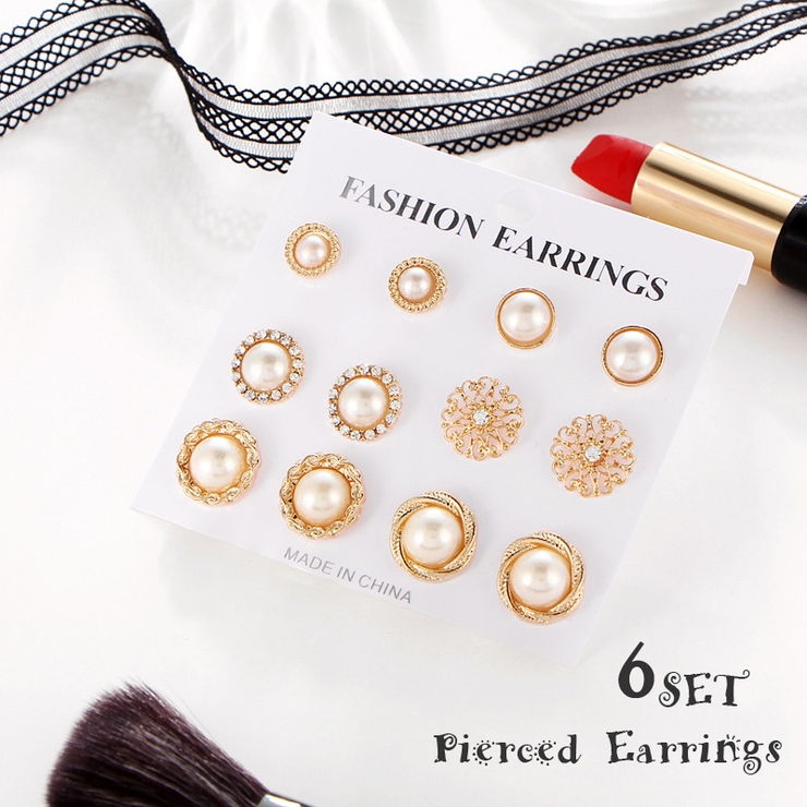 ピアス レディース 6点セット | PlusNao | 詳細画像1 