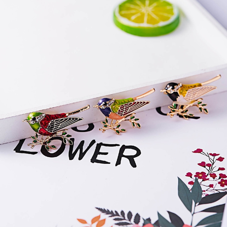 ブローチ ピン 鳥 | PlusNao | 詳細画像7 