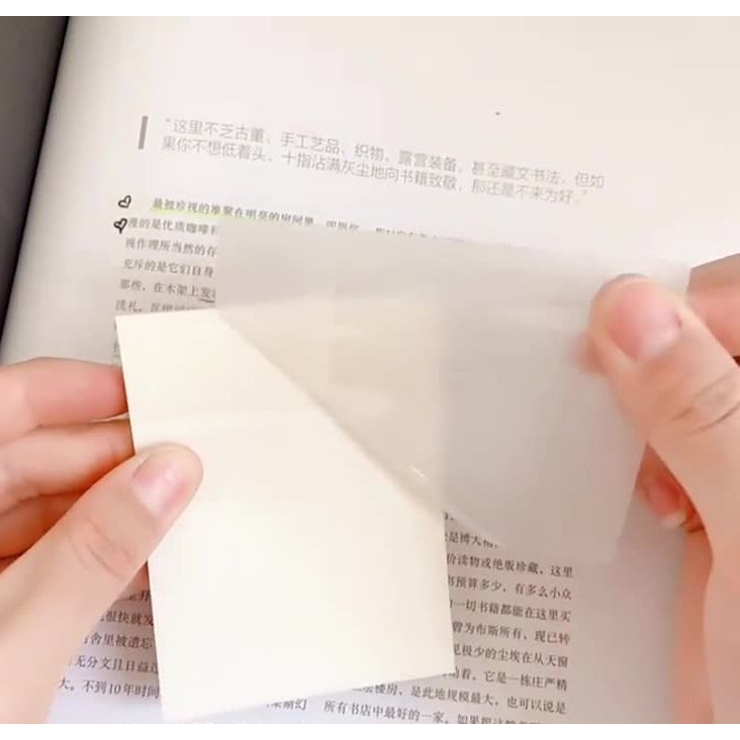 付箋 クリアふせん 3冊セット | PlusNao | 詳細画像2 