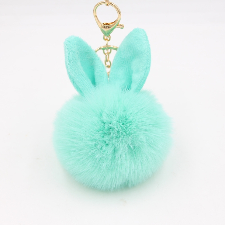 キーホルダー うさみみファーチャーム ウサギ[品番:FQ000171406 キーホルダー うさみみファーチャーム ウサギ[品番:FQ000171406