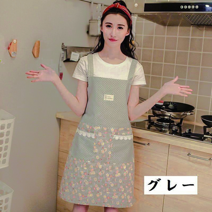 エプロン カフェエプロン 肩掛けタイプ | PlusNao | 詳細画像10 