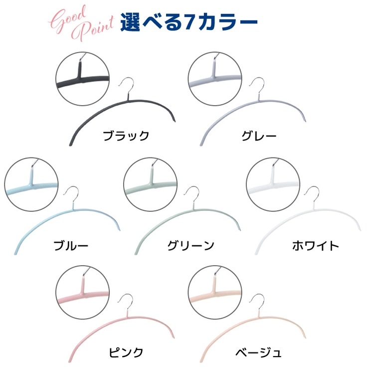 ハンガー すべらない 10本セット | PlusNao | 詳細画像6 