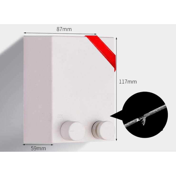 室内物干し 洗濯物干し ワイヤー | PlusNao | 詳細画像10 