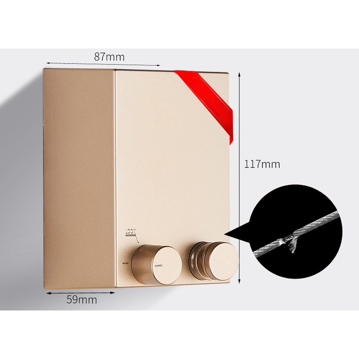 室内物干し 洗濯物干し ワイヤー | PlusNao | 詳細画像13 