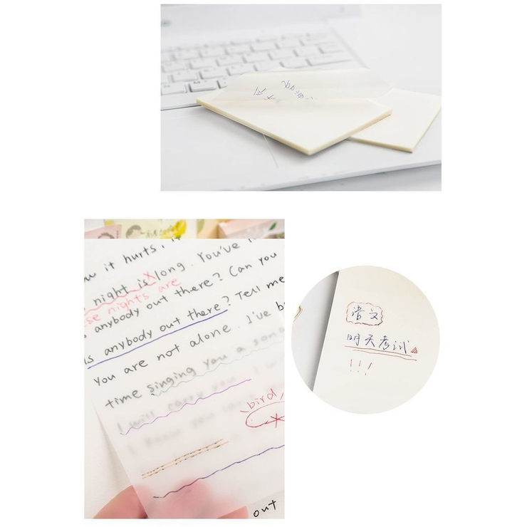 クリア付箋 ふせん 2冊セット | PlusNao | 詳細画像10 