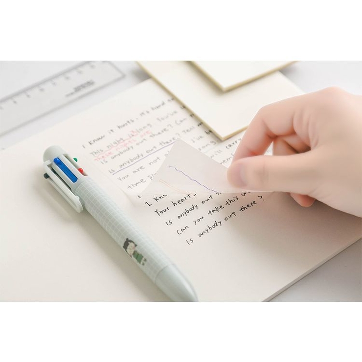 クリア付箋 ふせん 2冊セット | PlusNao | 詳細画像4 