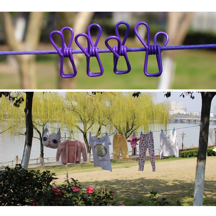 ランドリーロープ クリップ付き 12ピンチ | PlusNao | 詳細画像3 