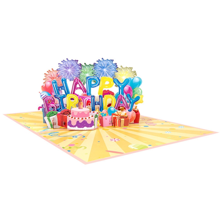 手紙 ポップアップカード お誕生日カード | PlusNao | 詳細画像3 