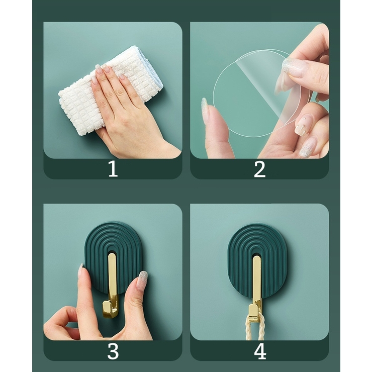 粘着フック 2個セット ウォールフック | PlusNao | 詳細画像12