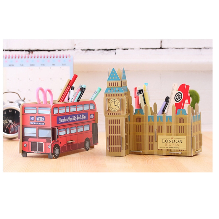 小物入れ ペン立て ペーパークラフト[品番：FQ000133042]｜PlusNao