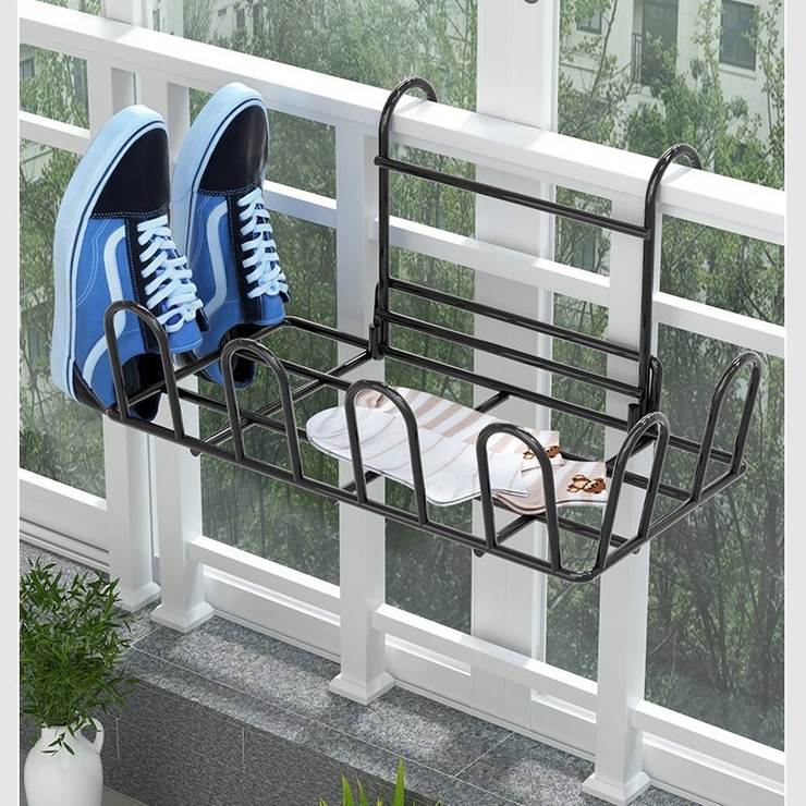 物干しラック ベランダハンガー 靴乾燥ラック | PlusNao | 詳細画像2 