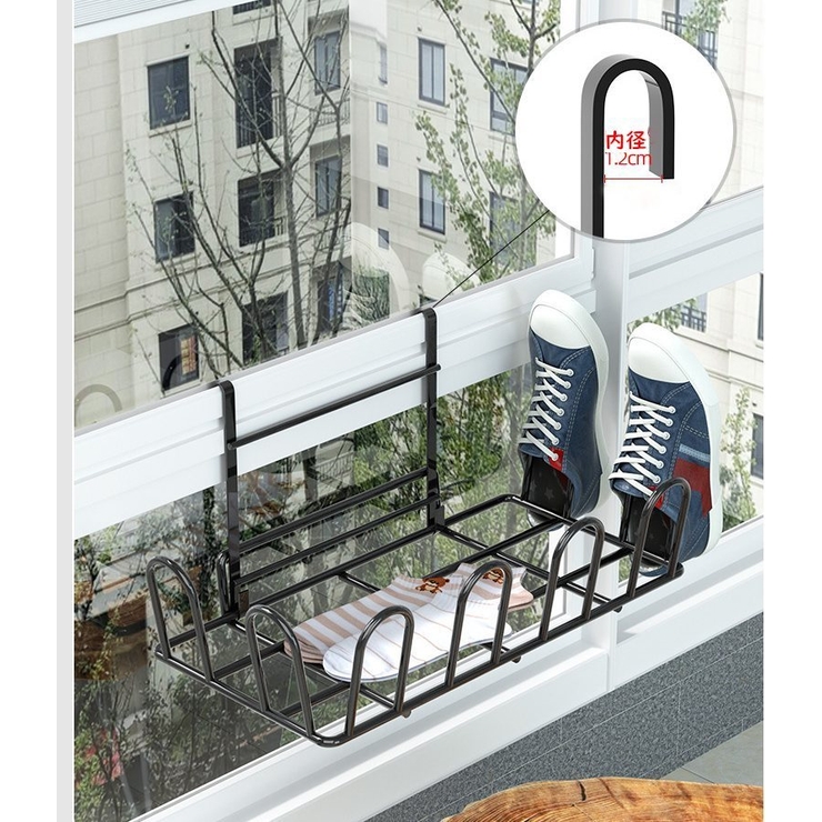 物干しラック ベランダハンガー 靴乾燥ラック | PlusNao | 詳細画像3 