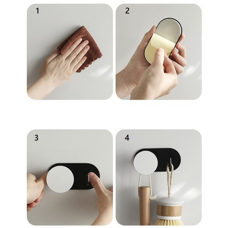 粘着フック ウォールフック 貼り付け | PlusNao | 詳細画像18 