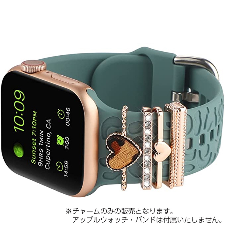 Apple Watch バンド チャーム セット スペード おしゃれ 華やか 通販